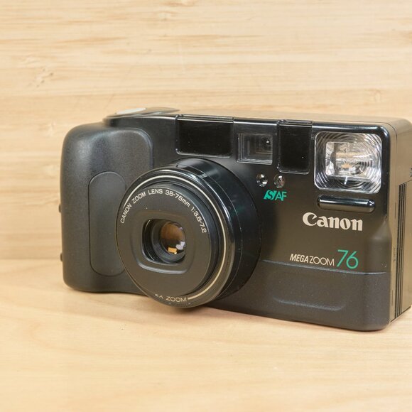 Canon Sure Shot Mega Zoom 76 35mm Point and Shoot Film Camera / Tested & Working - Picture 4 of 8